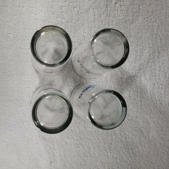 Disney Mickey Mouse Minnie Donald Duck Goofy Vintage Juice Glasses Rare Uncommon - Picture 12 of 12